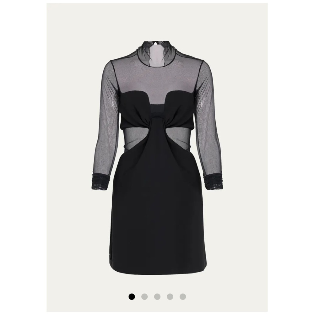 A.L.C black mesh dress size 4